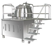 Rapid mixer granulator